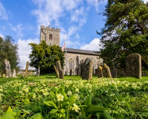 Sutton Valence Church in the Spring      